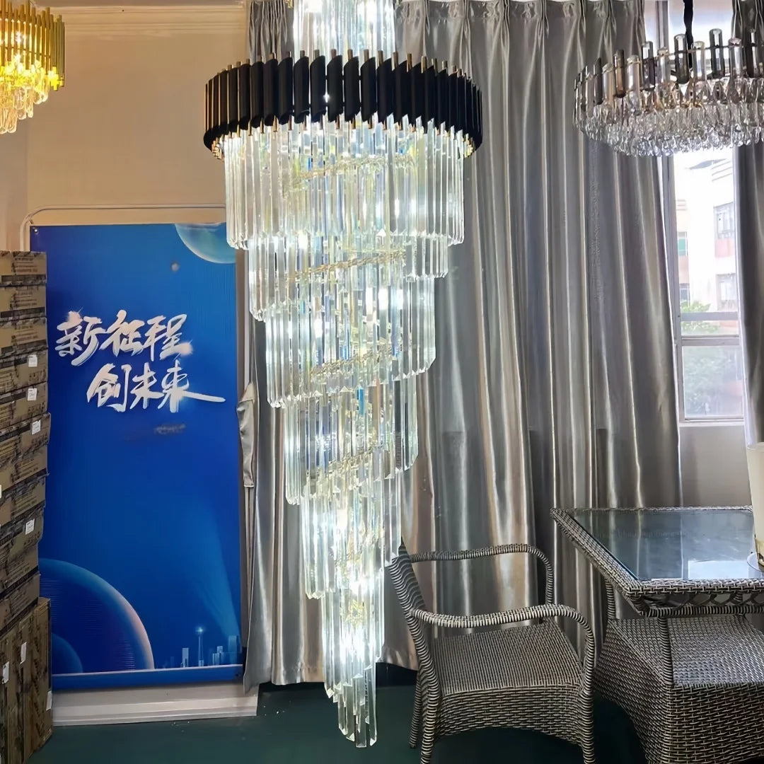 Lustre Adélana — Cristal LED pour Escalier — vue 4