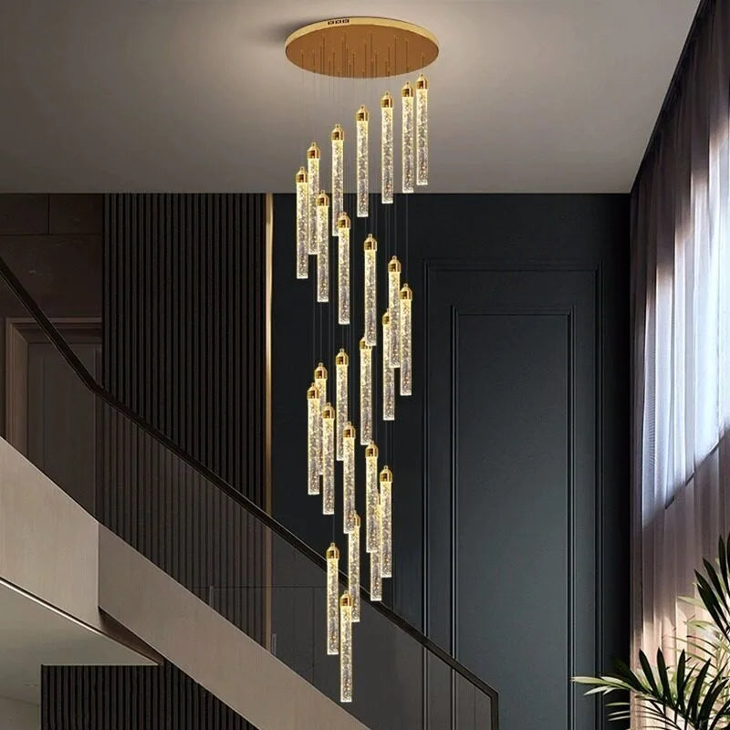 Lustre Valana — Cristal pour Escalier — vue 2