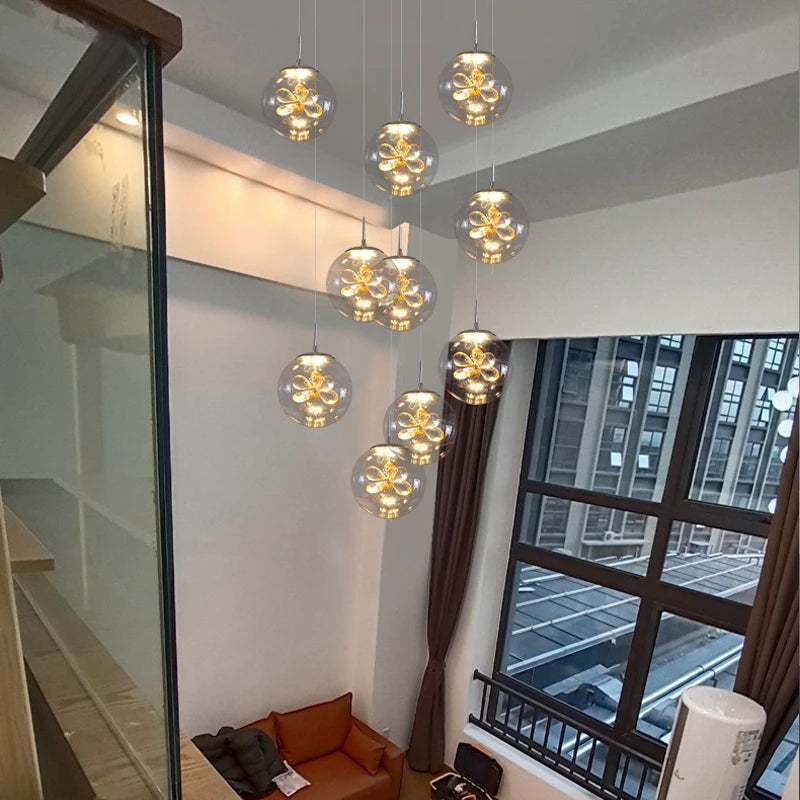 Lustre Avdore — Cristal LED pour Escalier — vue 4