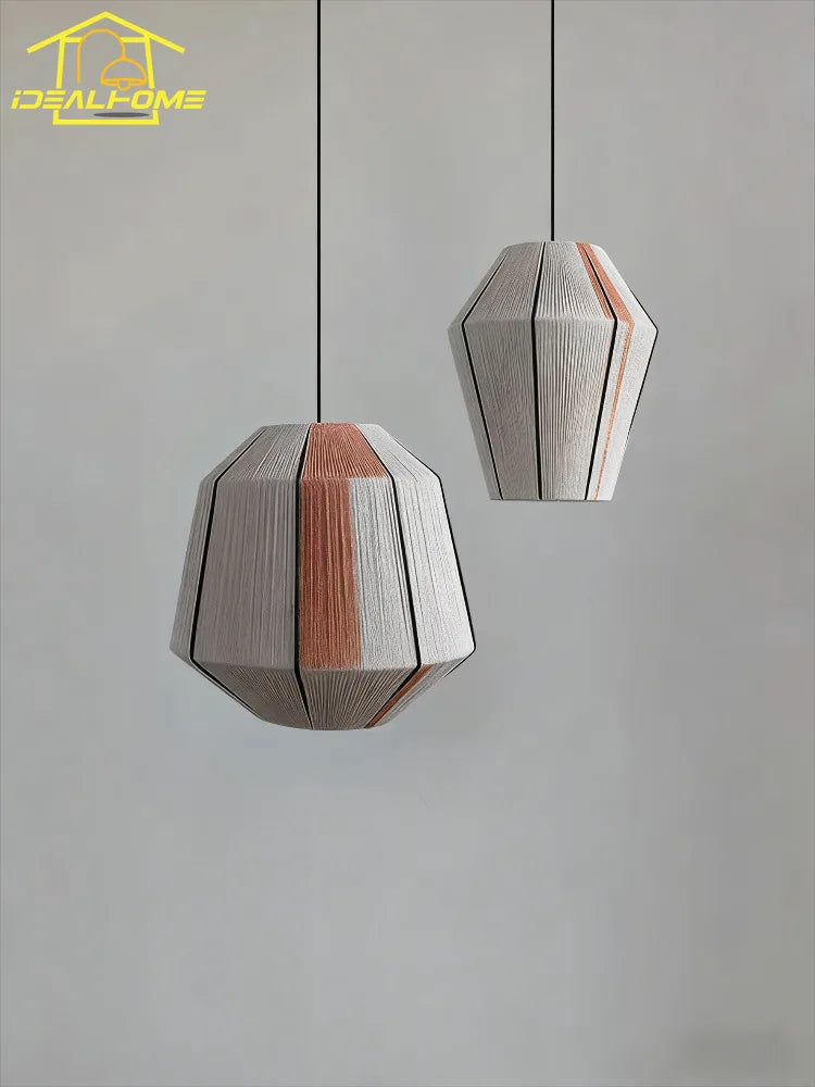 Suspension Althéa Halo — Rotin LED