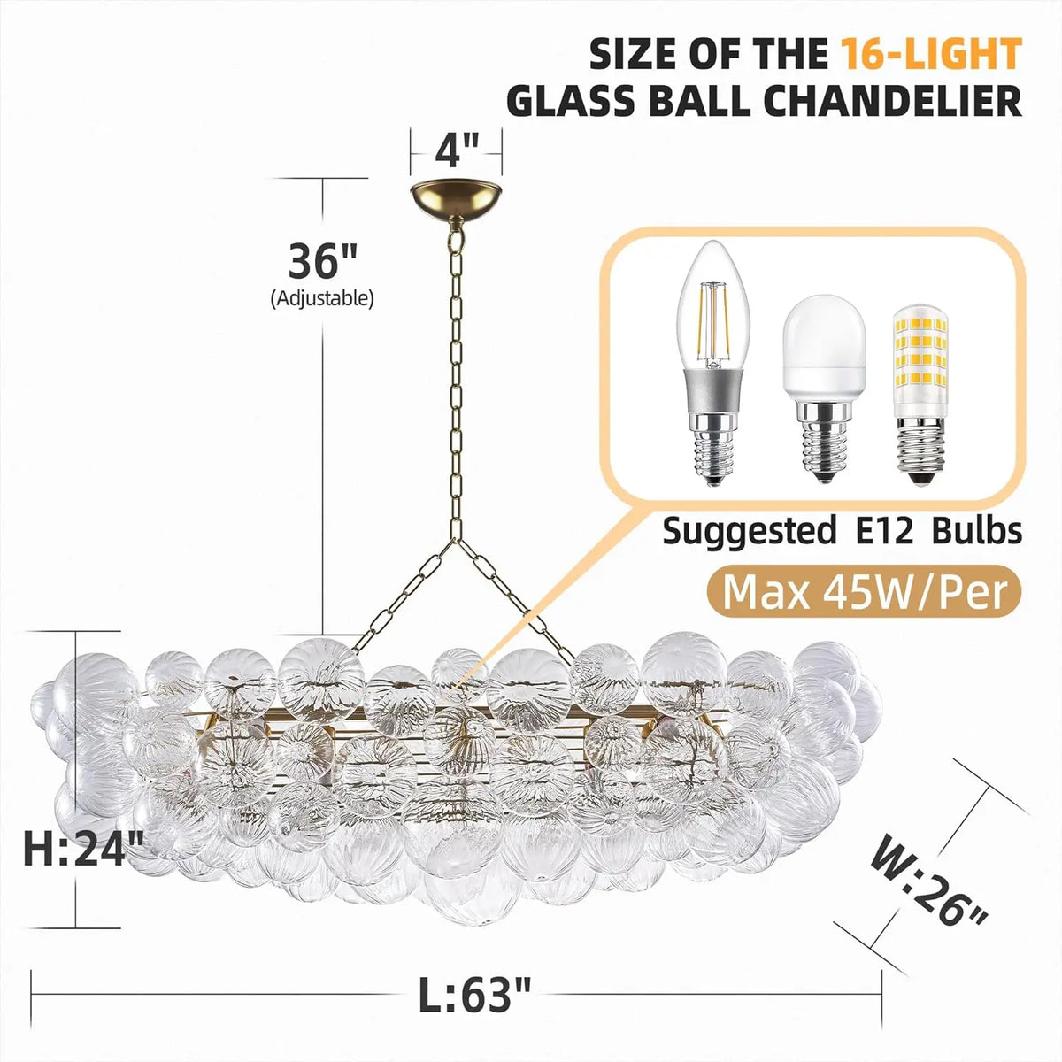 Suspension Lysoria — Verre LED pour Salon — vue 9