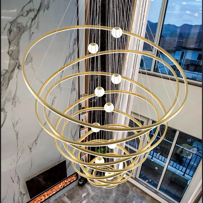 Lustre Néloria — LED pour Escalier