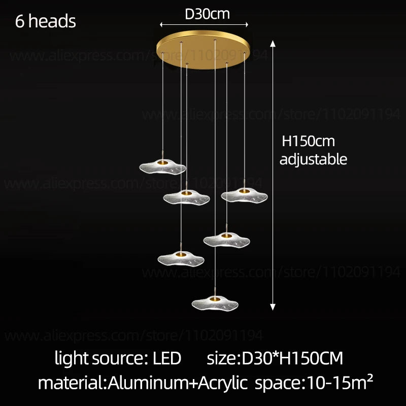 Lustre Isoria — LED pour Escalier — vue 5