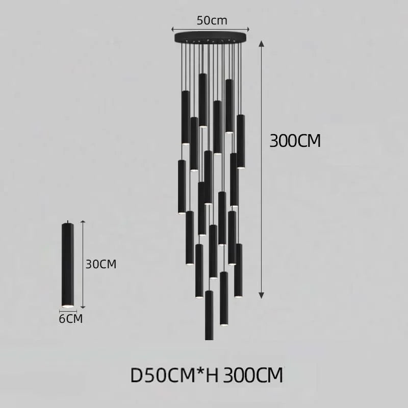 Lustre Solana — LED pour Escalier — vue 6