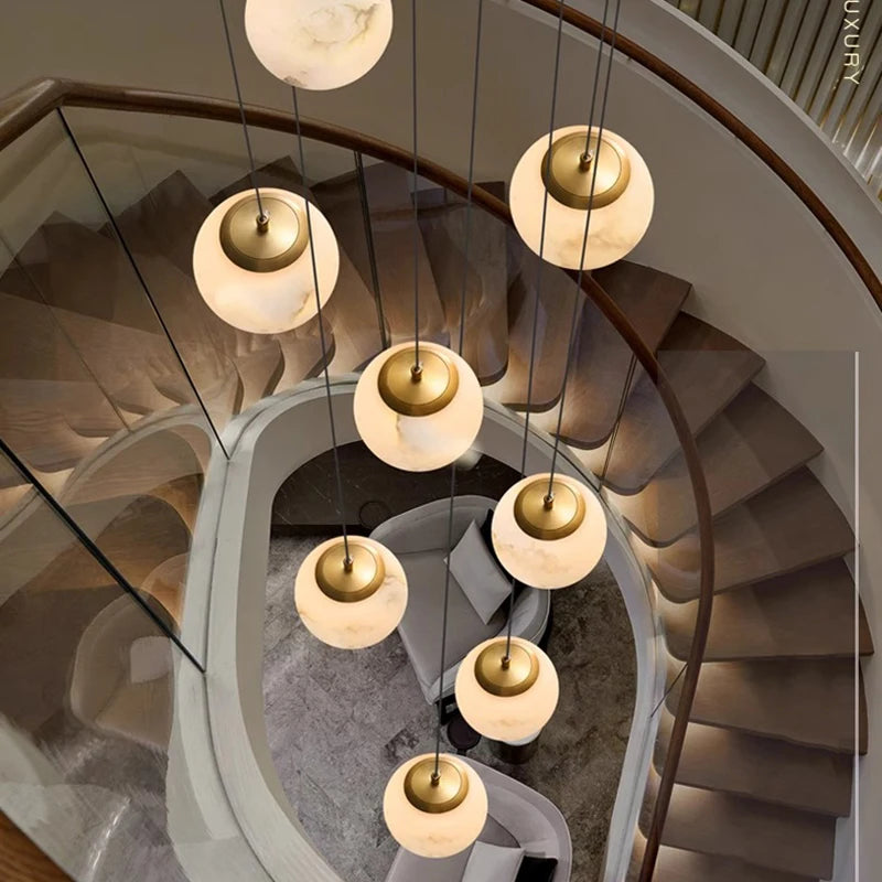 Lustre LED pour salon et salle à manger – suspension moderne – vue 2
