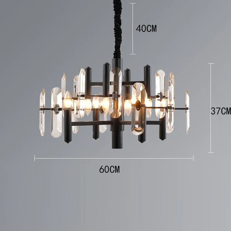 Lustre Éloria — Cristal LED pour Salon — vue 8