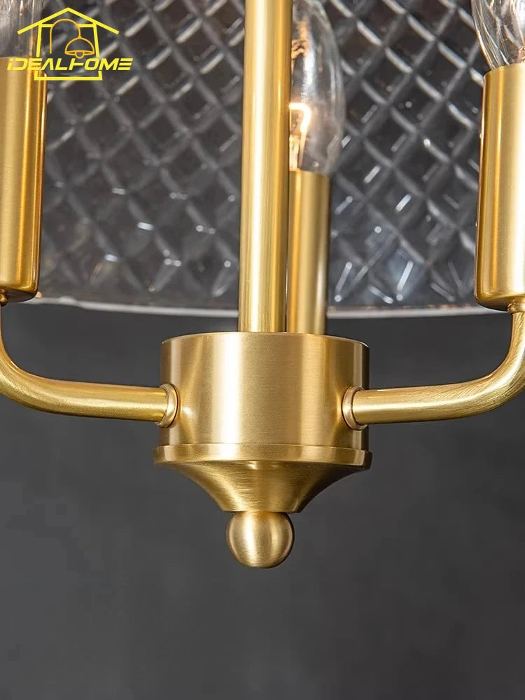 Lustre Lyséa Sillage — Verre LED