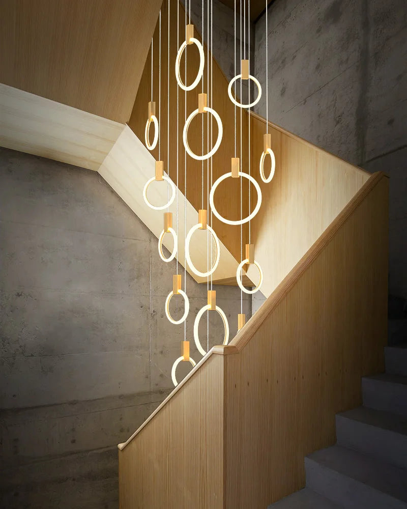 Lustre Veloria — LED pour Escalier