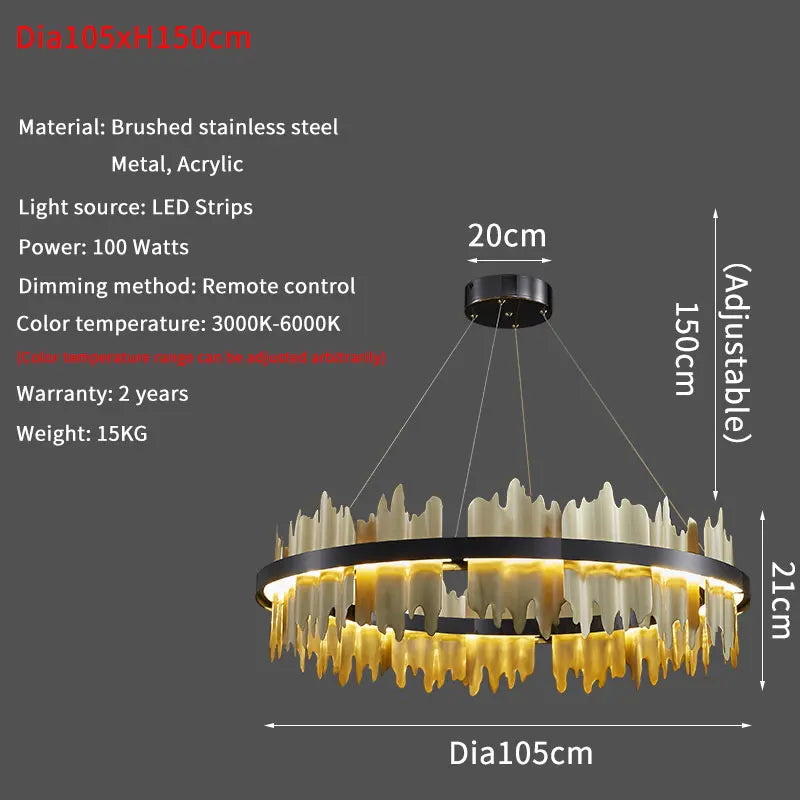 Lustre Cyoria — LED pour Chambre — vue 13