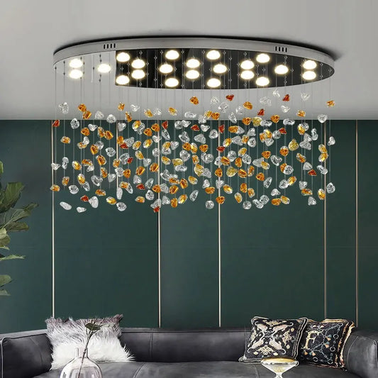 Lustre cristal LED design pour restaurant et cuisine