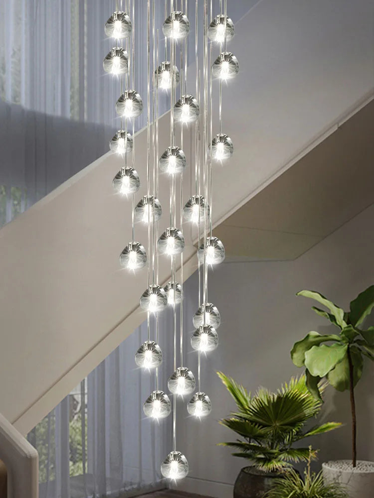 Lustre Théldore — Cristal LED pour Escalier — vue 5
