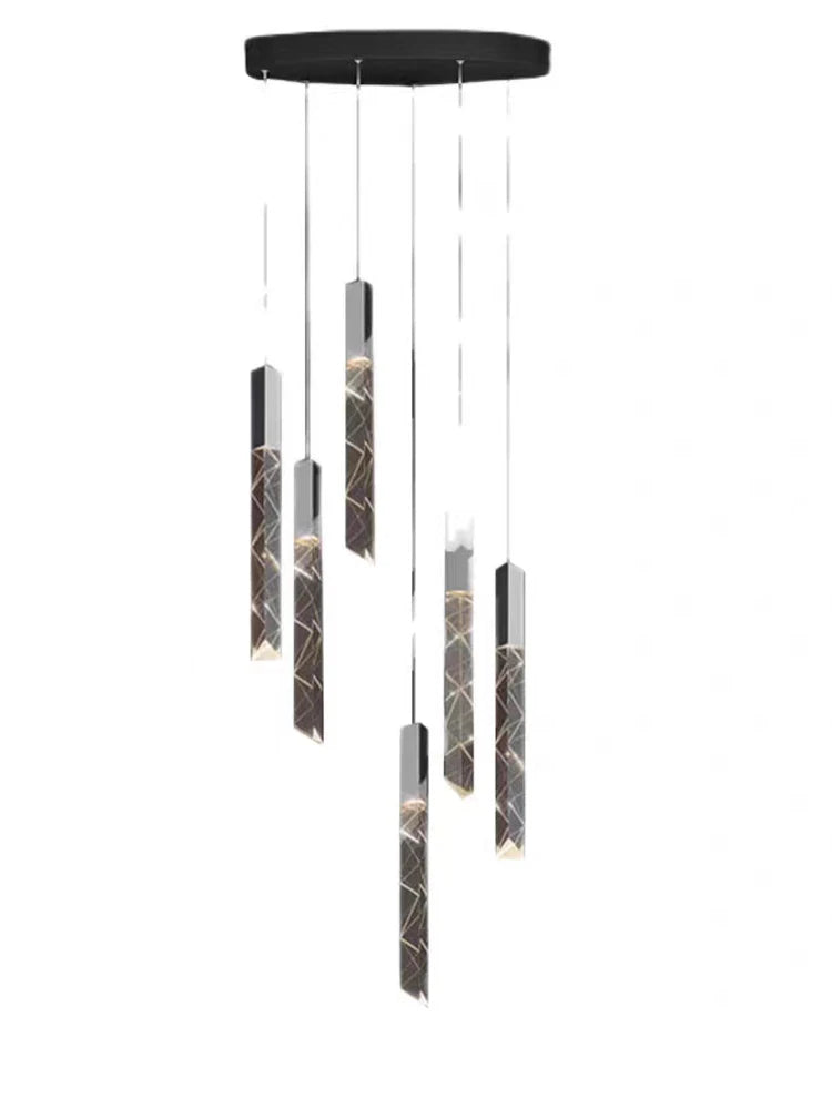Suspension Astoria — Cristal LED pour Escalier — vue 3