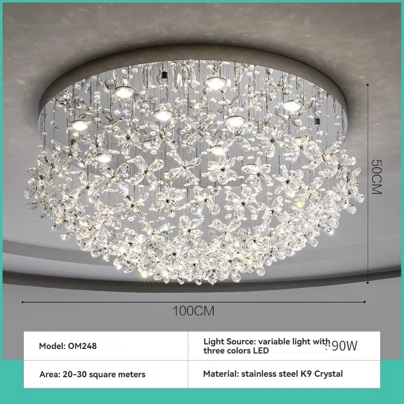 Lustre Auriane — Cristal LED pour Salle à Manger — vue 10