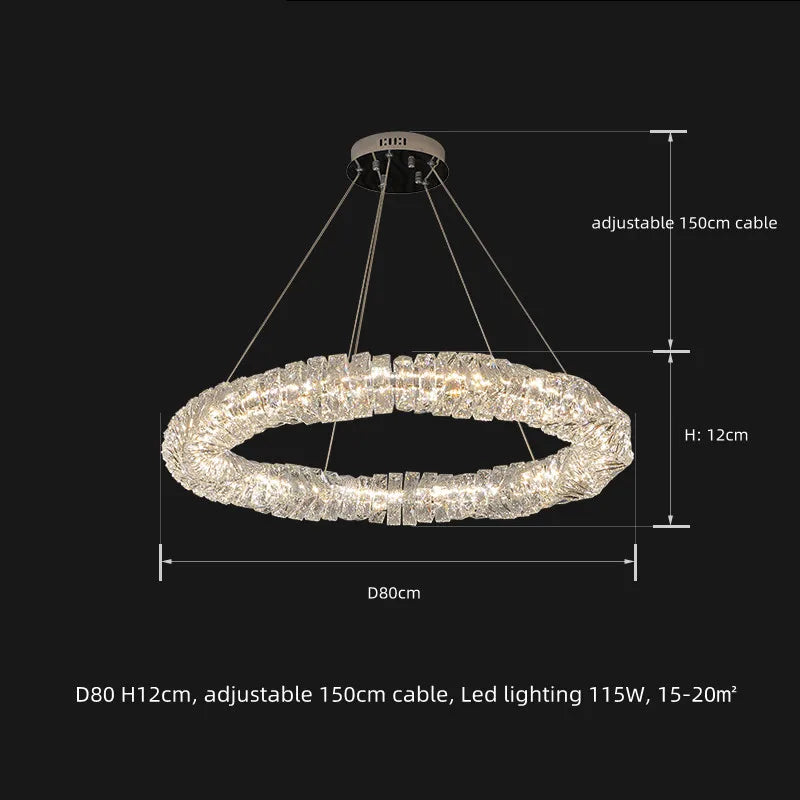 Suspension Isana — Cristal pour Salon — vue 9