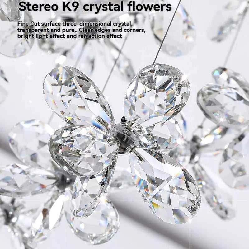 Lustre Auriane — Cristal LED pour Salle à Manger — vue 3
