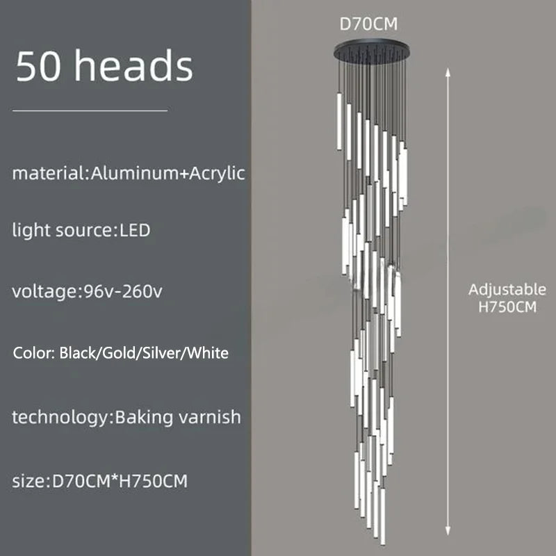 Lustre Nélana — LED pour Escalier — vue 13