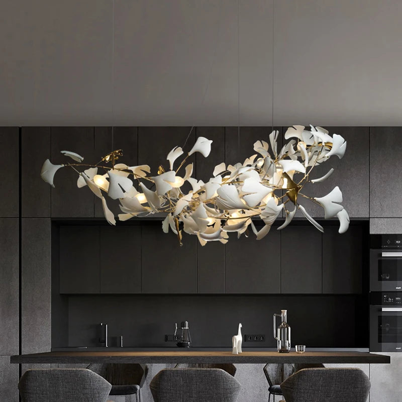 Lustre Soliane — Céramique LED pour Salle à Manger — vue 5