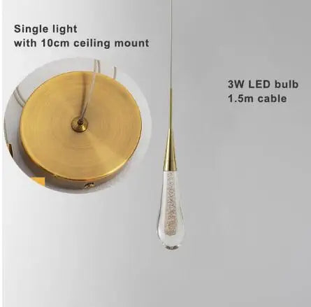 Lustre Vérdore — Cristal LED pour Escalier — vue 17