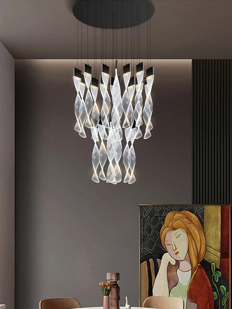 Lustre Astdore — Cristal LED pour Escalier — vue 4