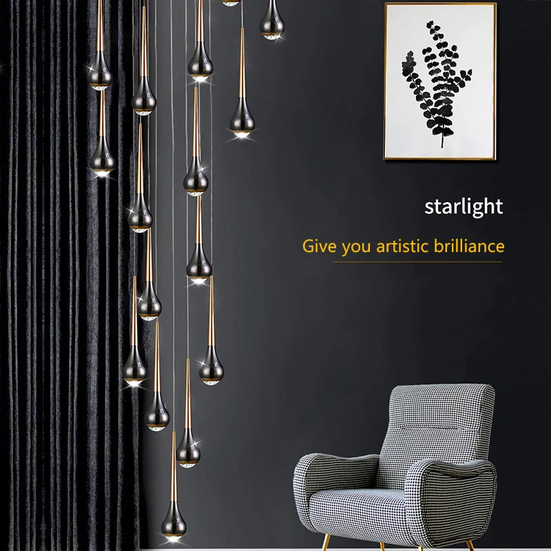 Lustre Caldore — pour Escalier — vue 3