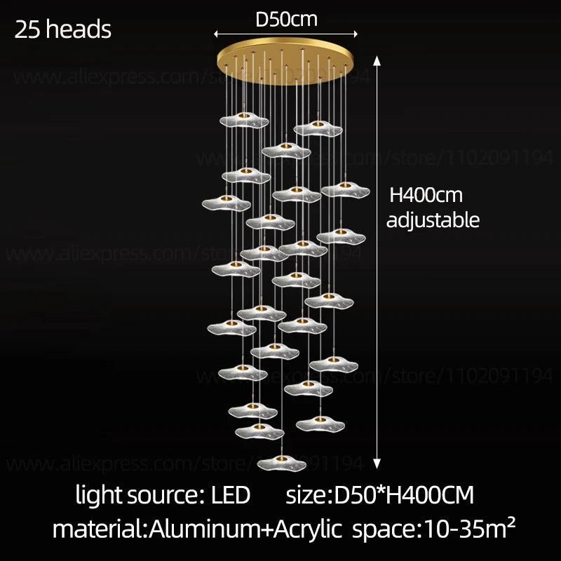 Lustre Isoria — LED pour Escalier — vue 10