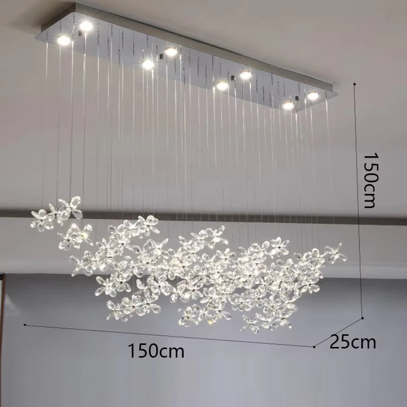 Lustre Auriane — Cristal LED pour Salle à Manger — vue 7