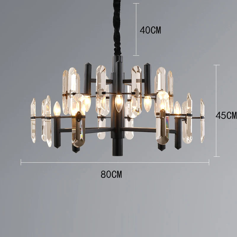 Lustre Éloria — Cristal LED pour Salon — vue 7