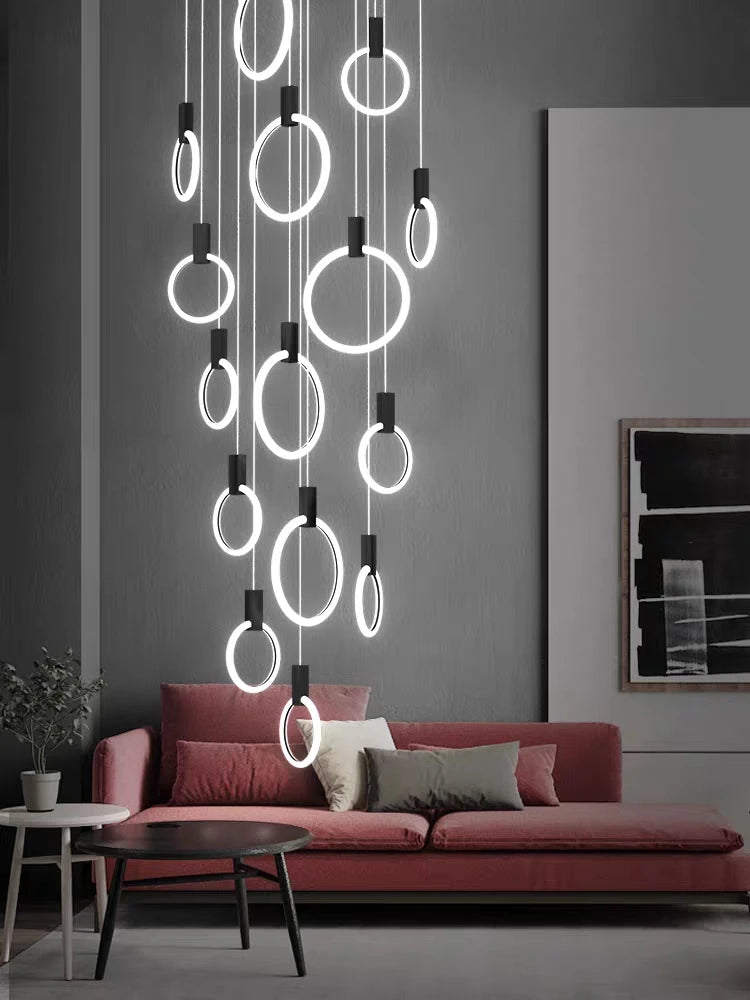 Lustre Veloria — LED pour Escalier — vue 4
