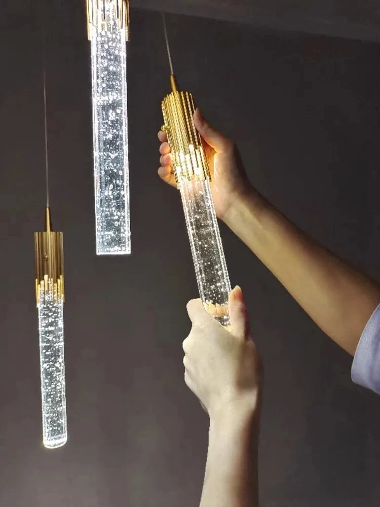 Lustre Elvoria — Cristal LED pour Escalier — vue 4