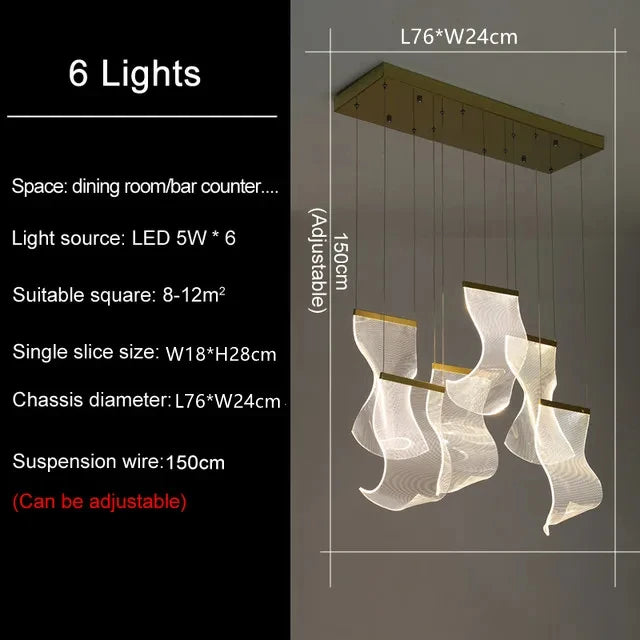 Lustre Séldore — LED pour Escalier — vue 14