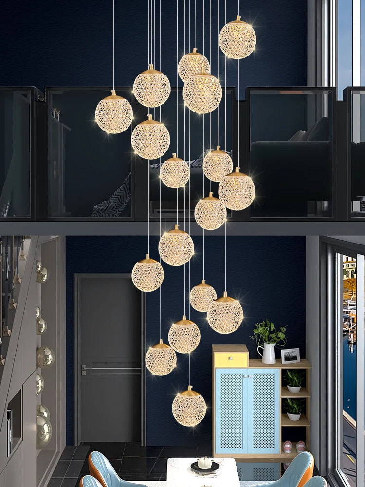 Lustre Lororia — LED pour Escalier — vue 3