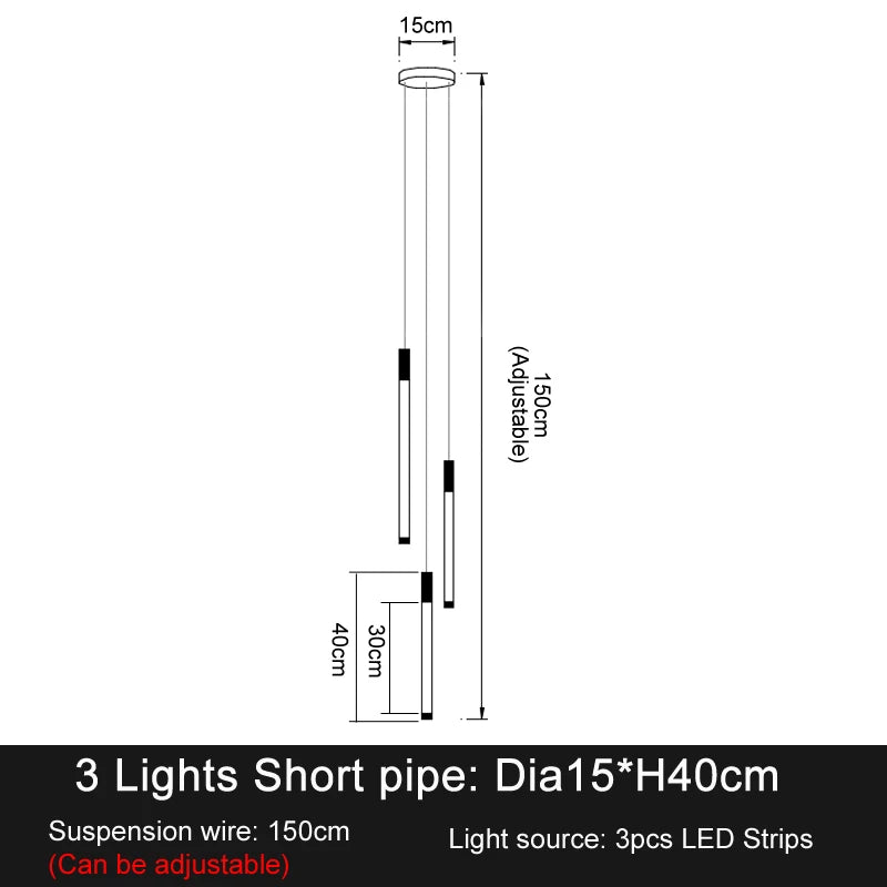 Lustre Maëldore — LED pour Escalier — vue 7