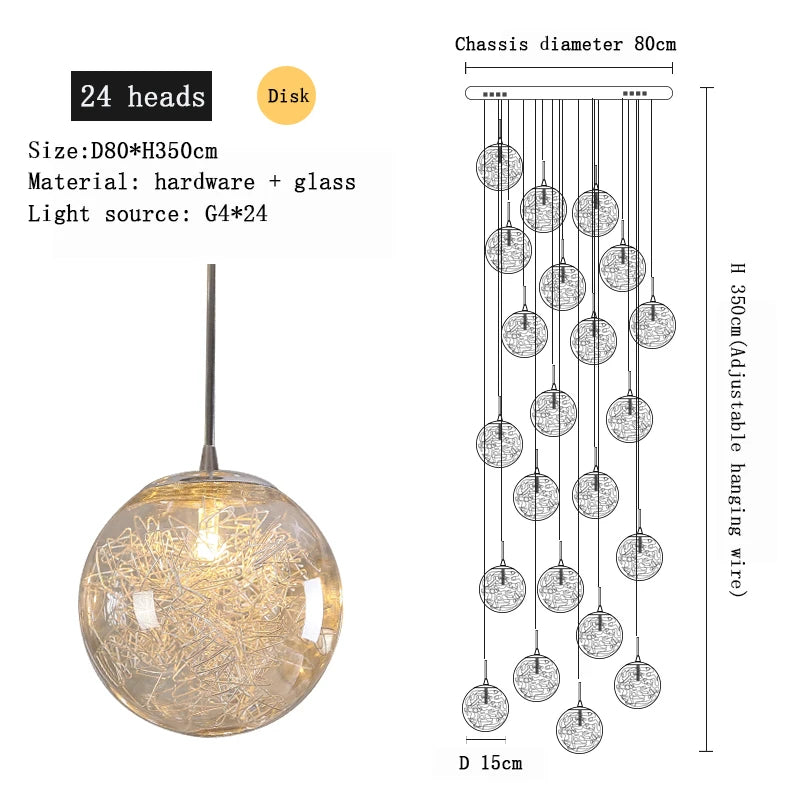 Lustre Noéldore — Cristal pour Chambre — vue 15