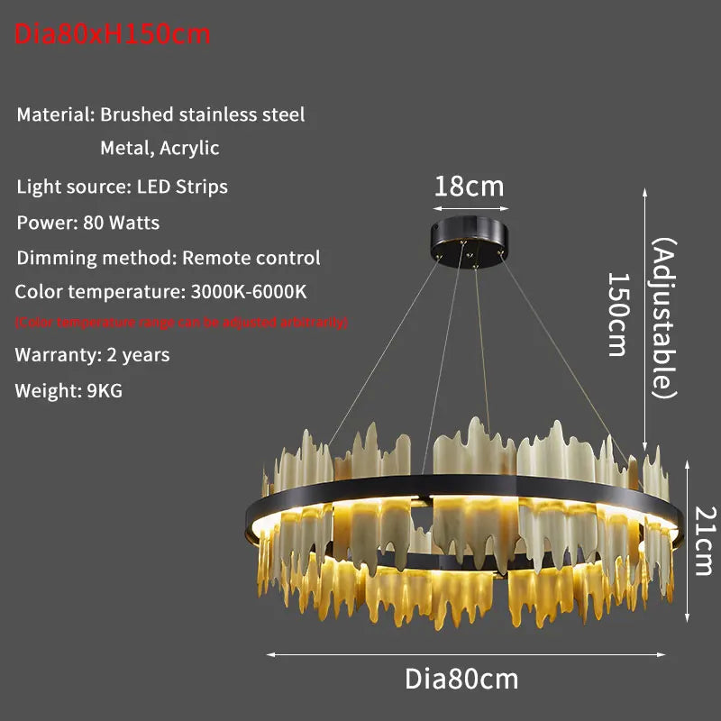 Lustre Cyoria — LED pour Chambre — vue 9