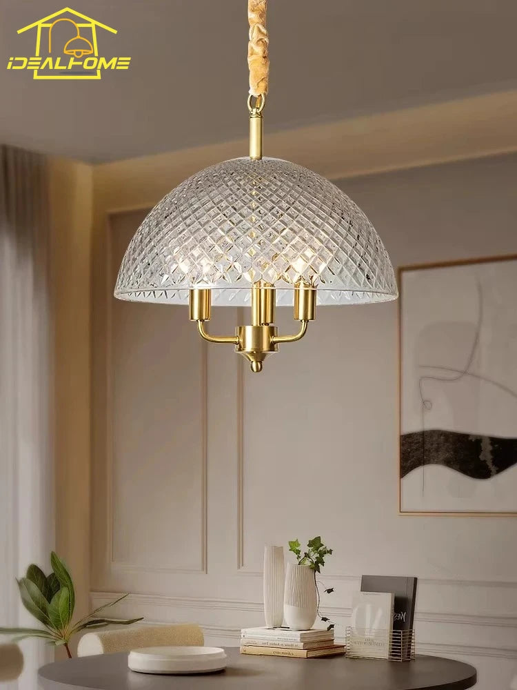 Lustre Lyséa Sillage — Verre LED