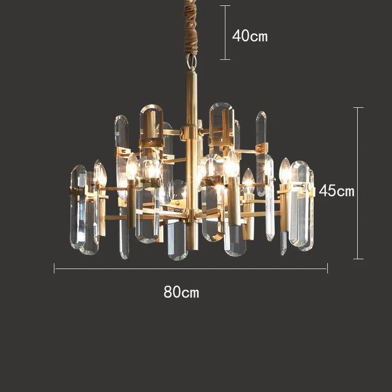 Lustre Éloria — Cristal LED pour Salon — vue 6