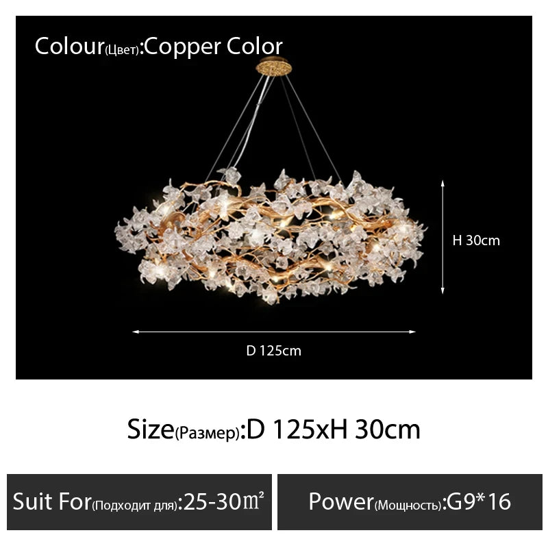 Lustre Oporia — Cristal LED — vue 15