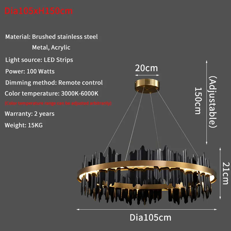 Lustre Cyoria — LED pour Chambre — vue 14