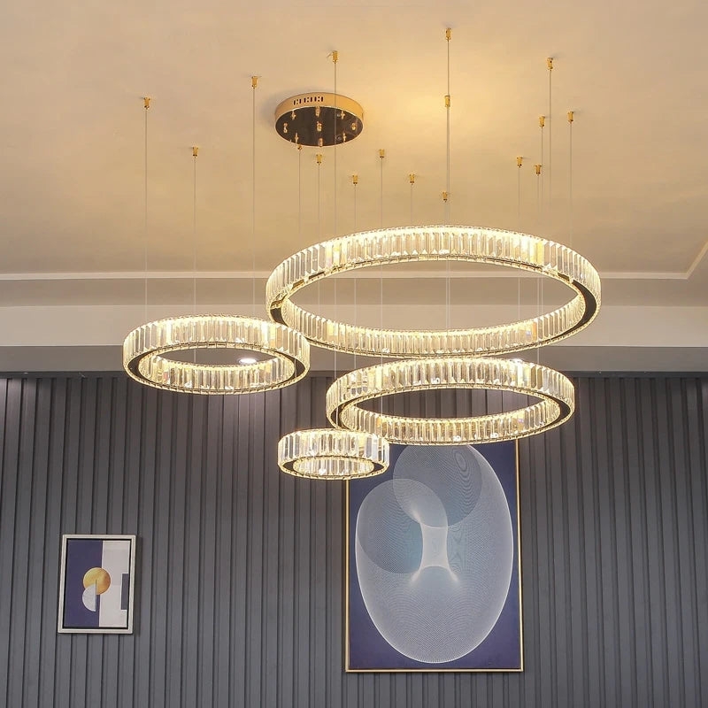 Lustre Althoria — Cristal LED pour Salle à Manger