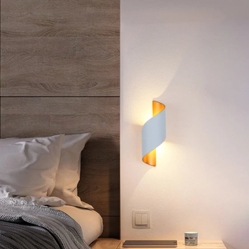 Applique extérieure LED IP65 étanche design spirale – vue 2