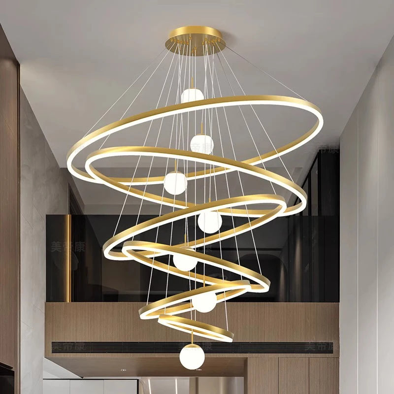 Lustre Néloria — LED pour Escalier — vue 3