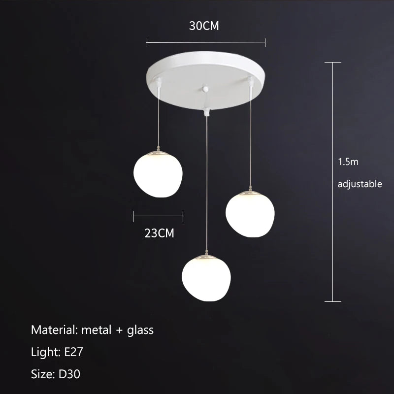 Lustre Althdore — Verre LED pour Escalier — vue 13