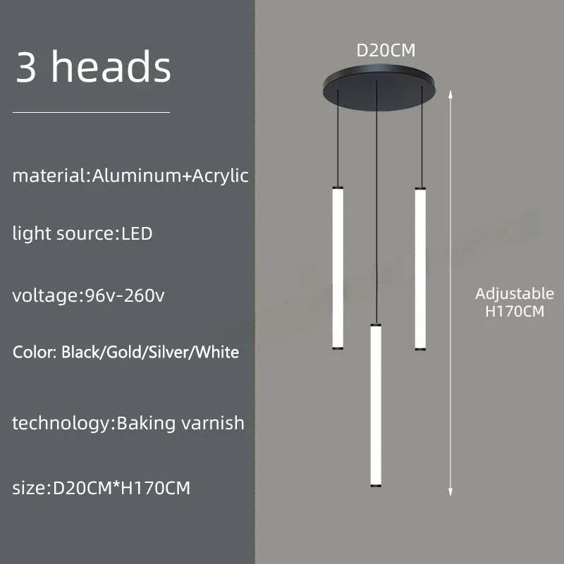 Lustre Nélana — LED pour Escalier — vue 5