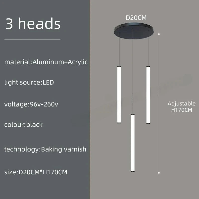 Lustre Elyoria — LED pour Escalier — vue 18