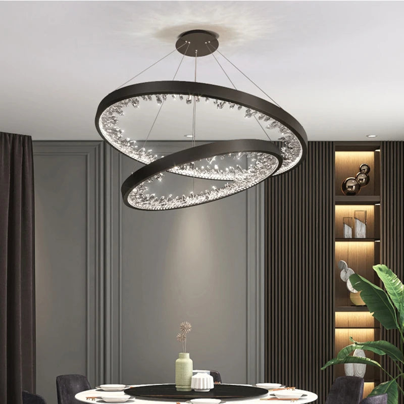 Lustre Noéloria — Cristal LED pour Escalier — vue 2