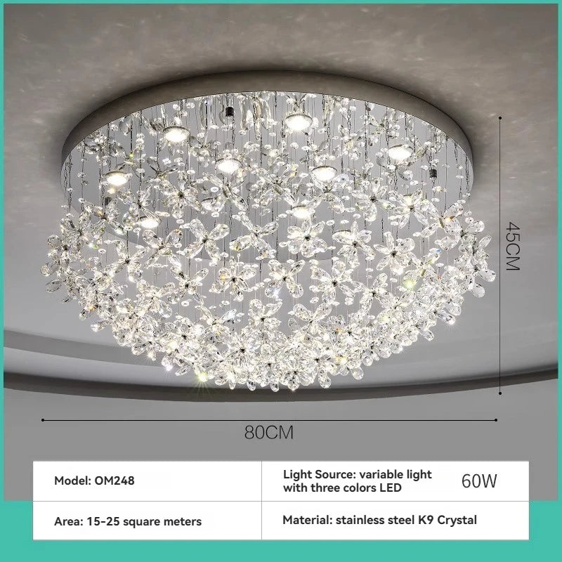 Lustre Auriane — Cristal LED pour Salle à Manger — vue 9