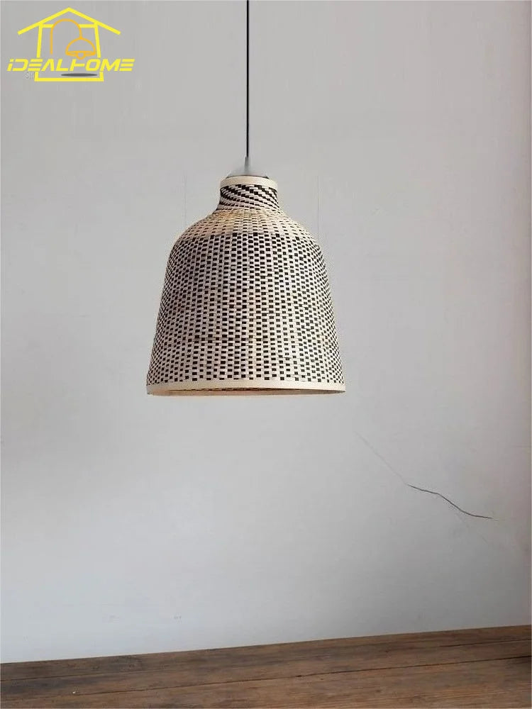 Suspension Eléane Nacre — Rotin LED