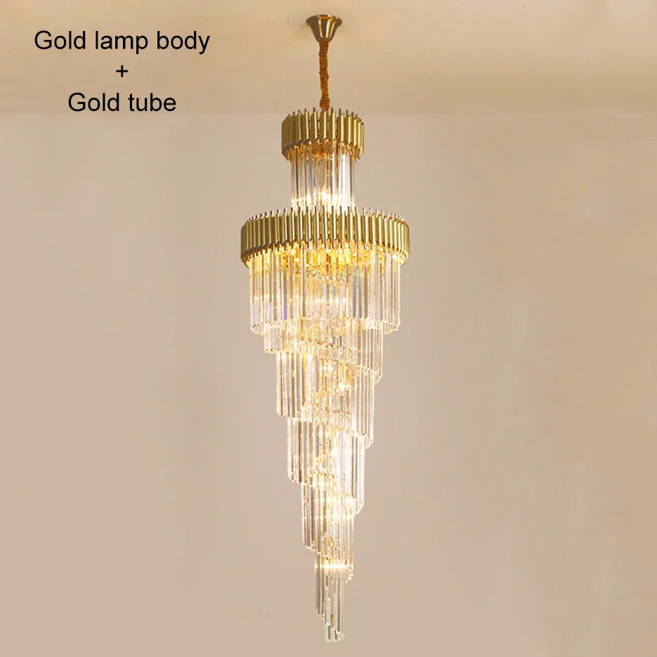 Lustre Adélana — Cristal LED pour Escalier — vue 6