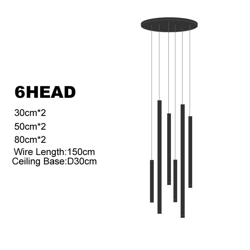 Lustre Néldore — LED pour Escalier — vue 8