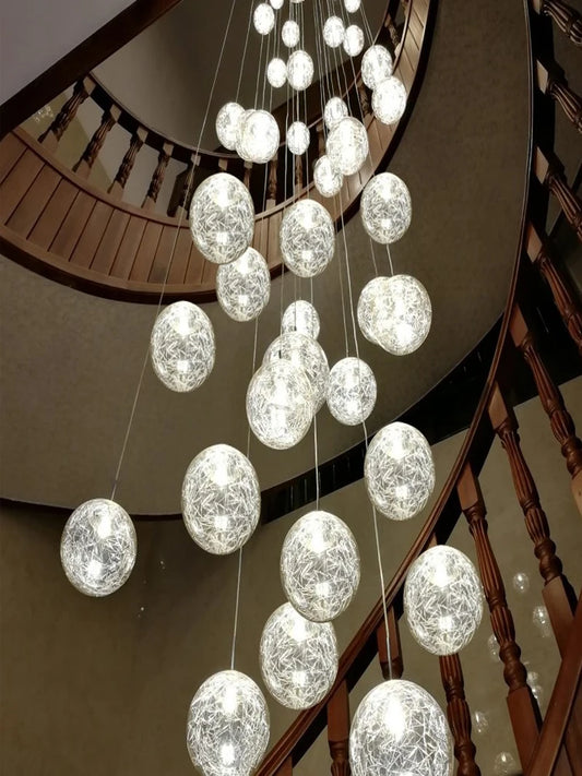 Lustre cristal loft pour salon, chambre et hôtel